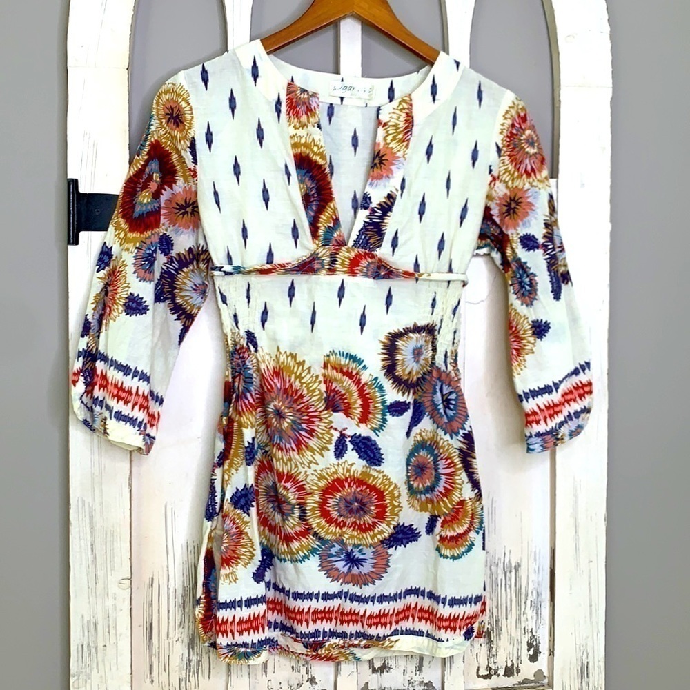 Sugar Lips floral tunic top